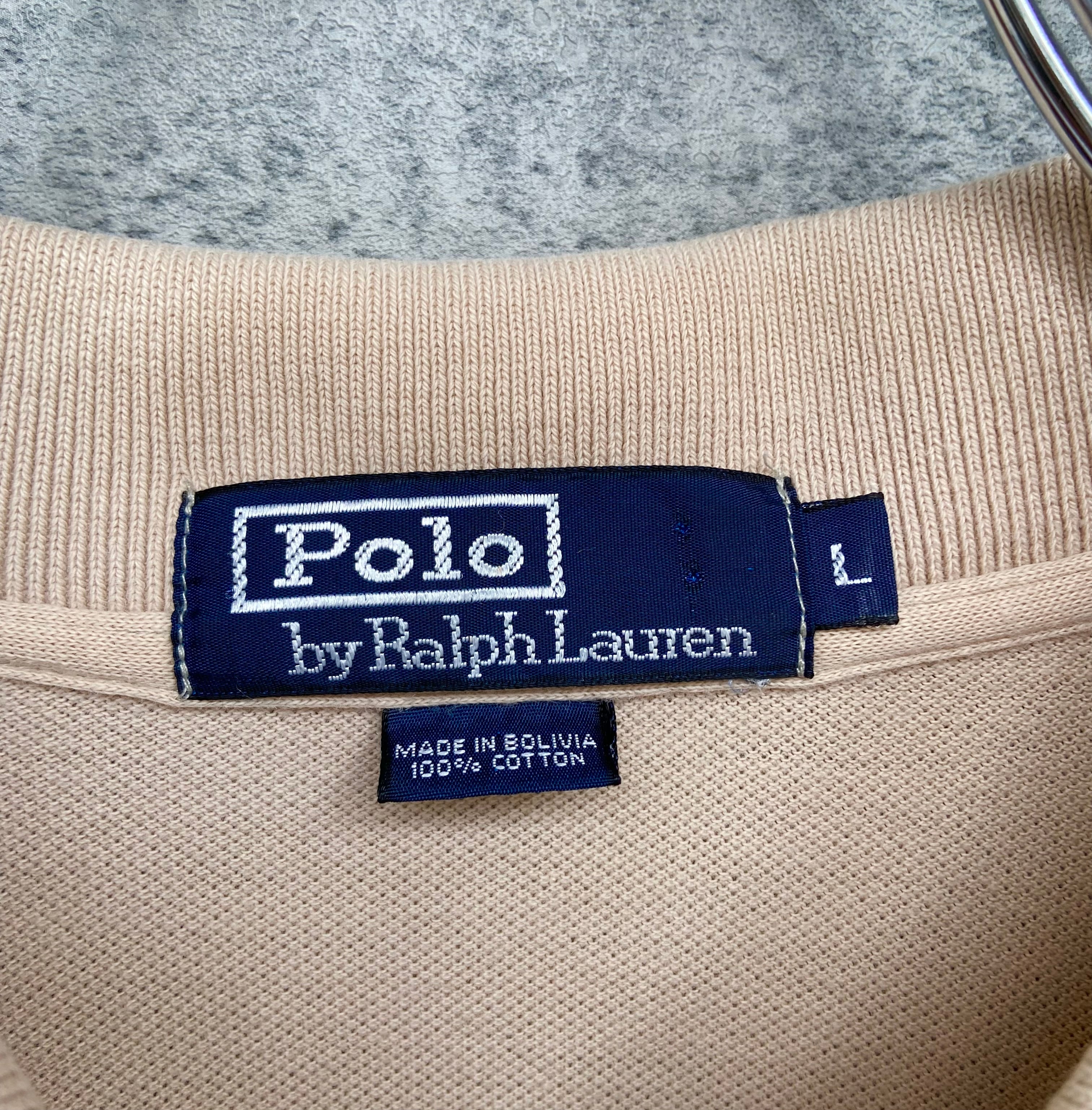 POLO RALPH LAUREN ポロシャツ Lサイズ新品タグありベージュ d8173f47db07e22247567c7b61980d