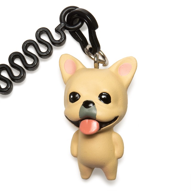 お犬様 vol.1 French Bulldog フレンチブルドッグ クリーム プチコード 松葉紐 ストラップ MA-1502