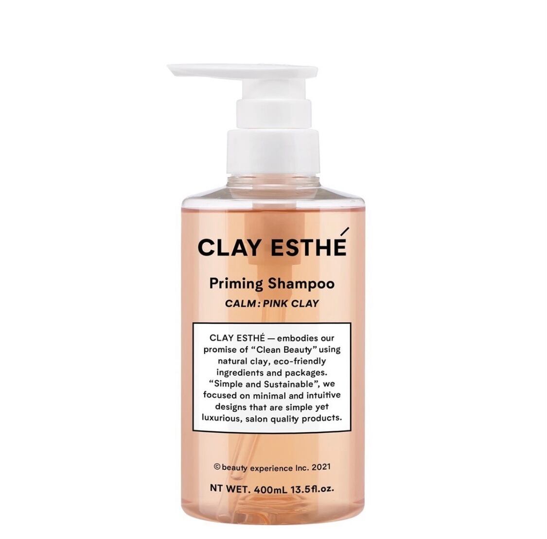 クレイエステ プライミングシャンプー ピンククレイ 400ml