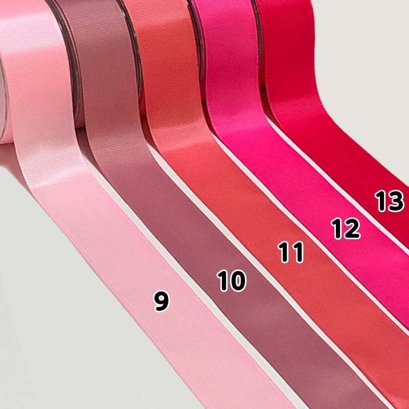 38mm幅 1m】全27色 無地 グログランリボン | リボンとデコパーツの