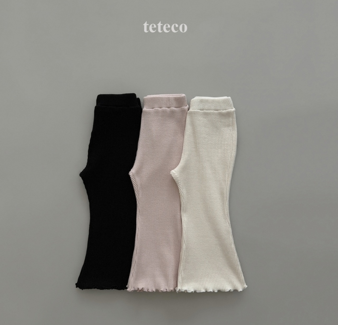【取寄】tetecos　リブフレアパンツ｜秋服｜韓国子供服｜ 26/AT