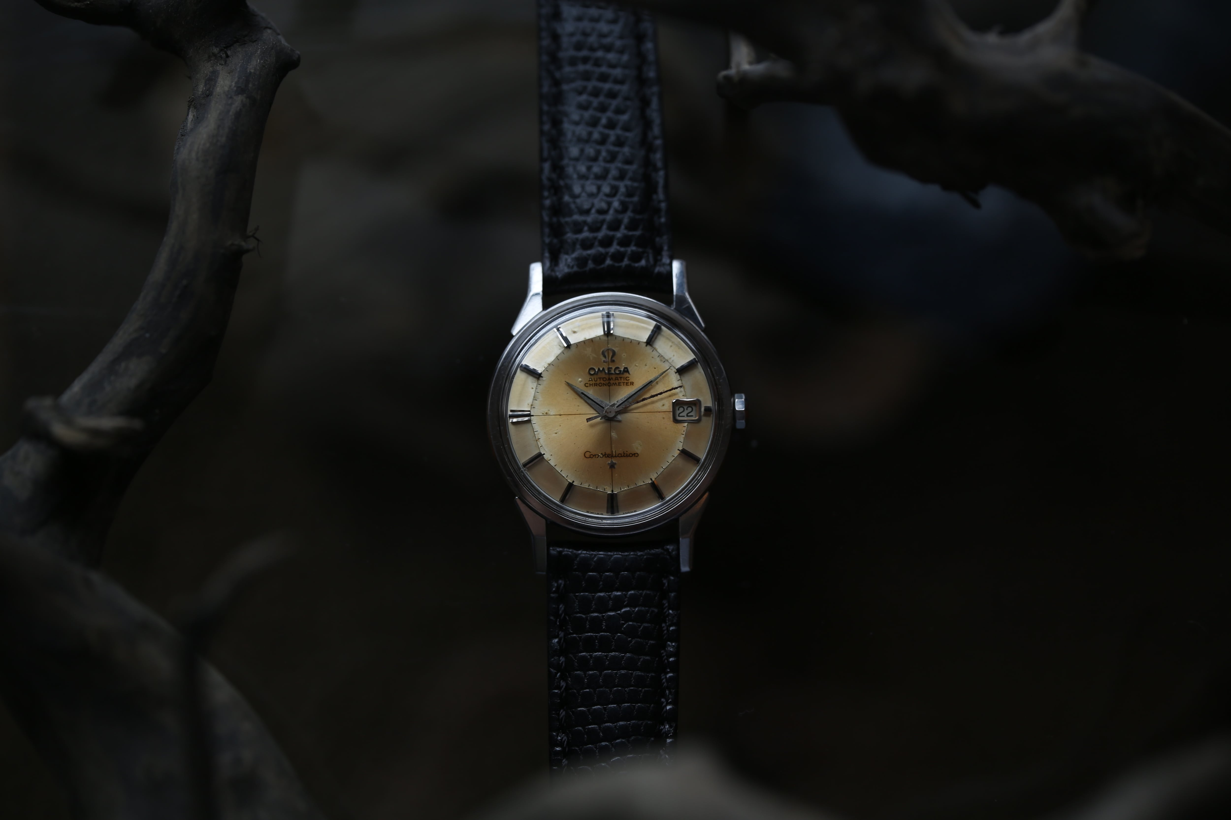 OMEGA】 1963年製 オメガ 『コンステレーション デイト 12角 クロス