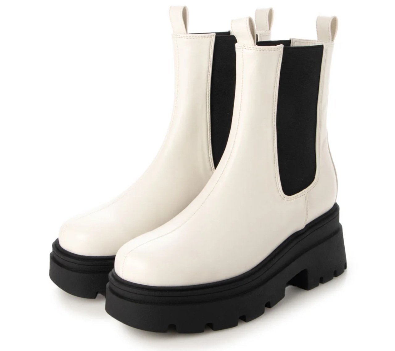 EVOL 2段ソール厚底サイドゴアブーツ IX5472