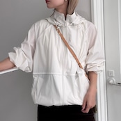 多機能ナイロンWジップPK/ホワイト