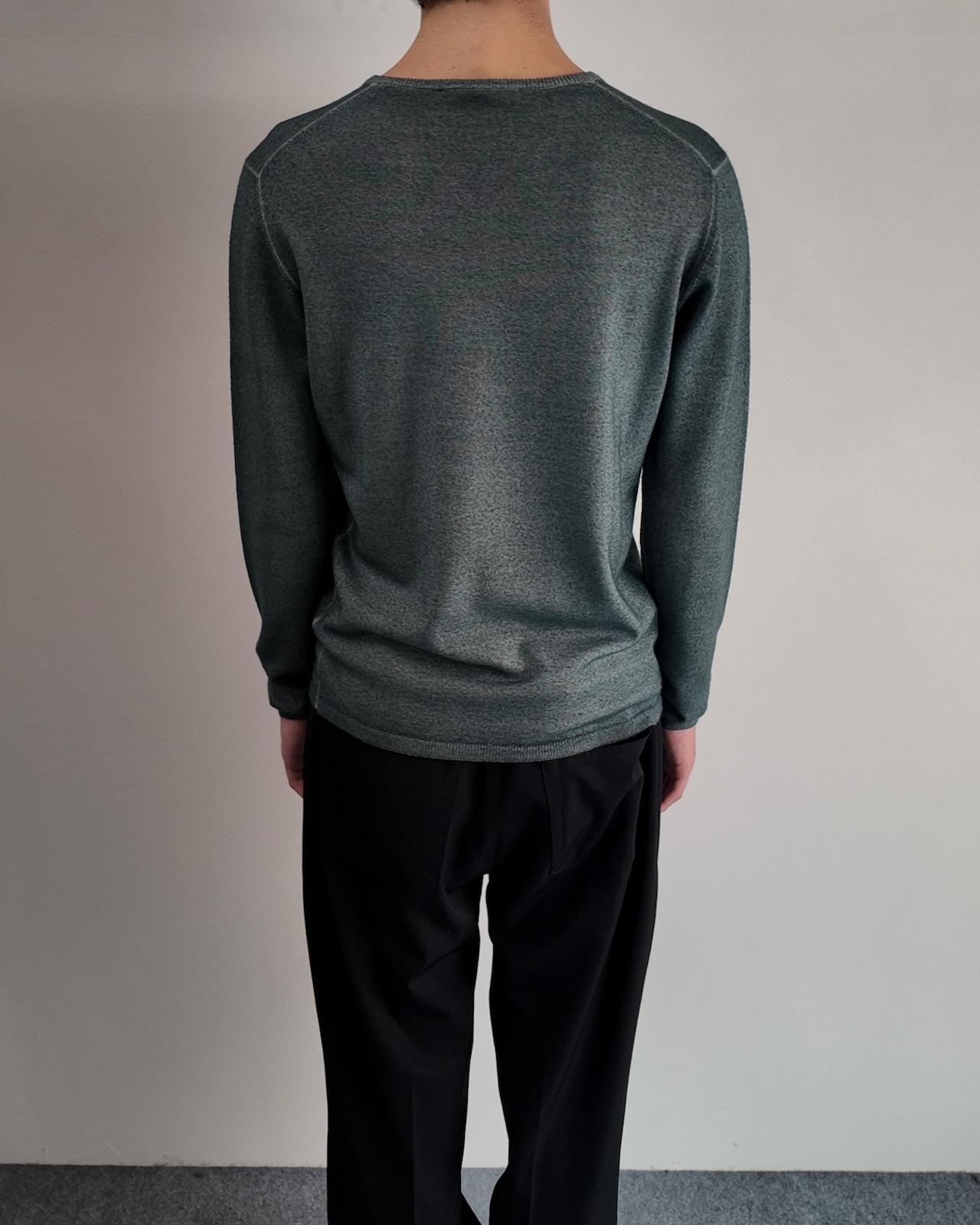 【Costanza di Spirito】light blue v-neck knit