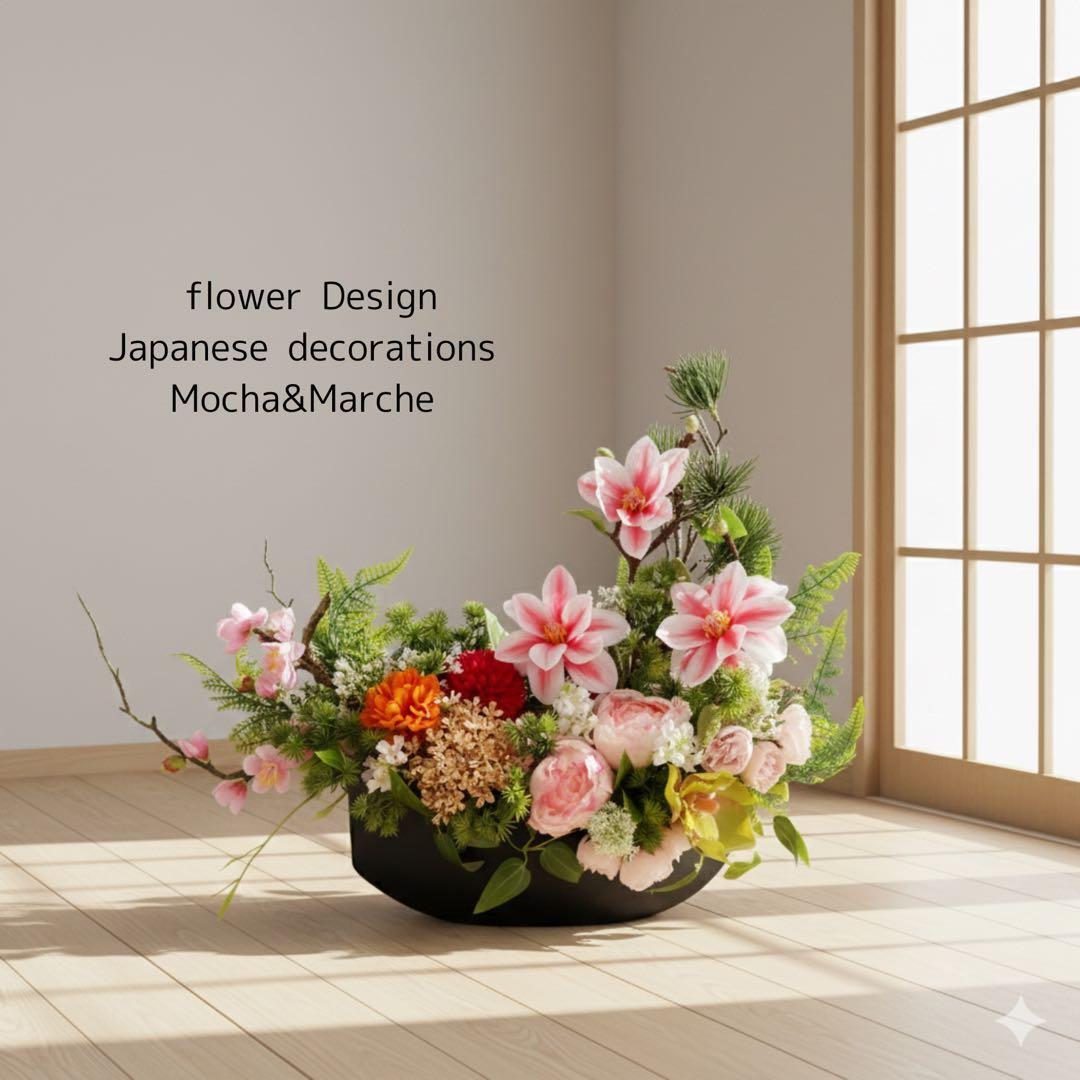 光触媒加工 フラワーアレンジメント｜ローズとグリーンフラワーのエレガントアレンジ 光触媒加工 フラワーアレンジメント｜ローズとグリーンフラワーの