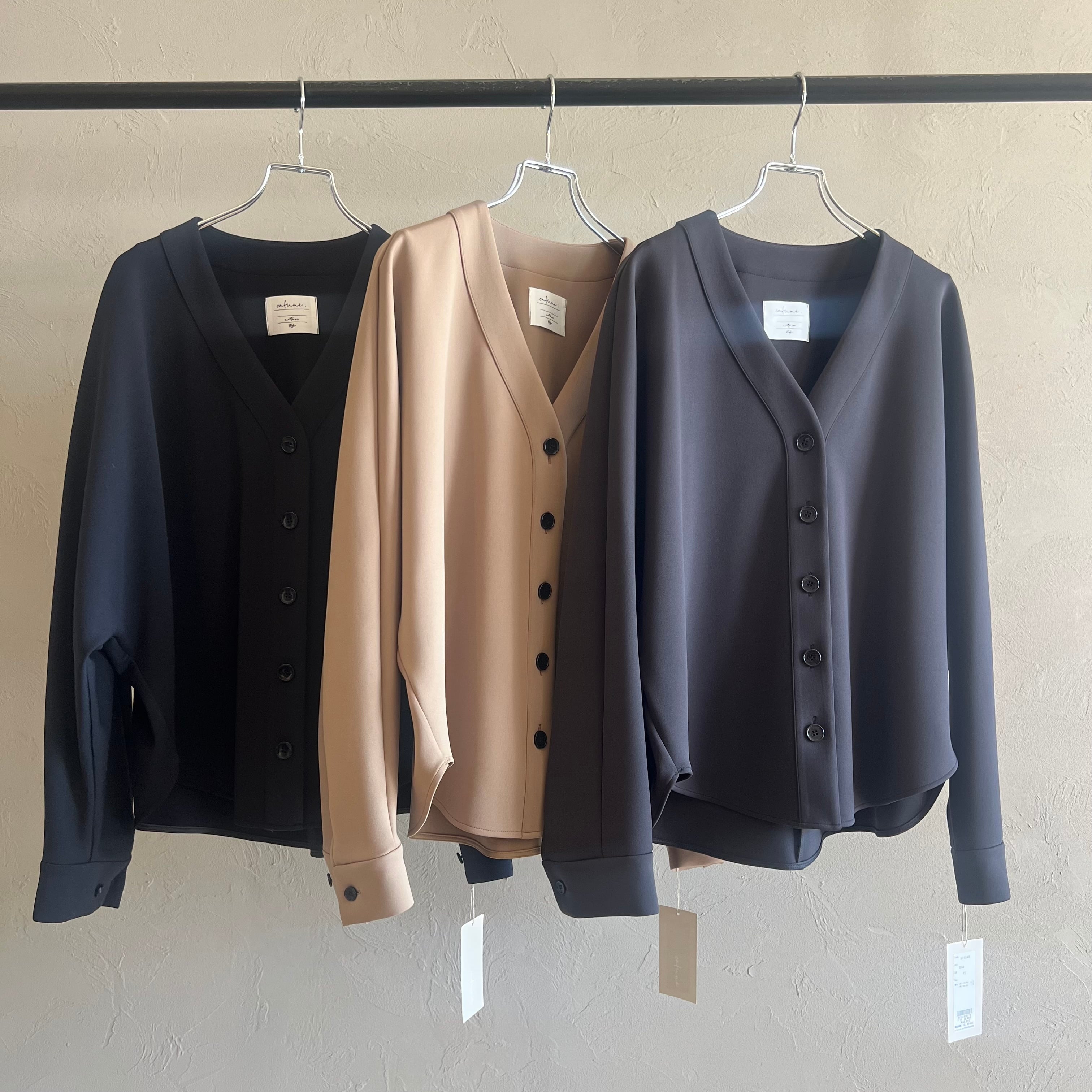 cafune; 】ダブルニットカーディガンブラウス | valance 福井