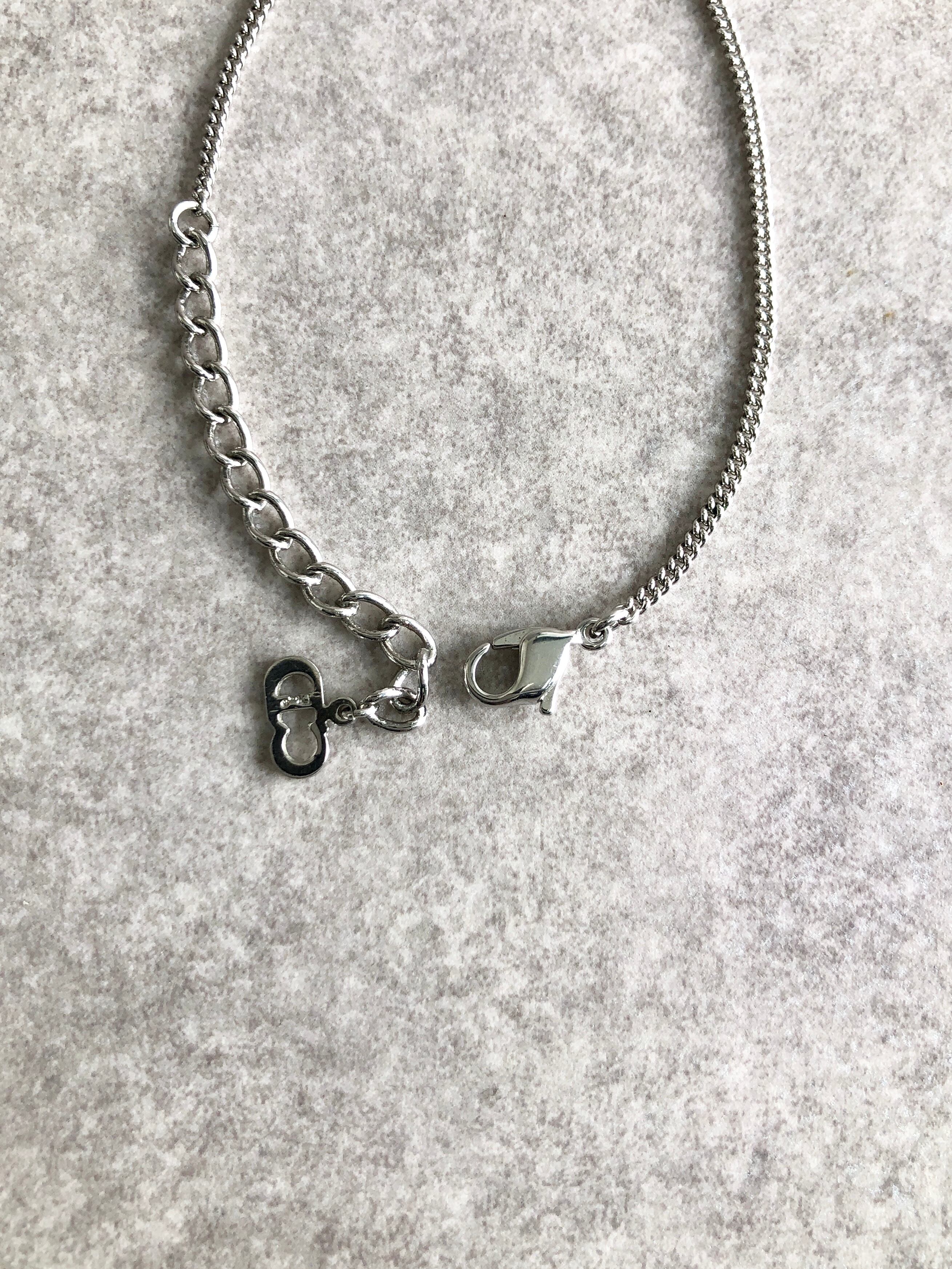 Christian Dior クリスチャン ディオール ブレスレット シルバー ロゴ