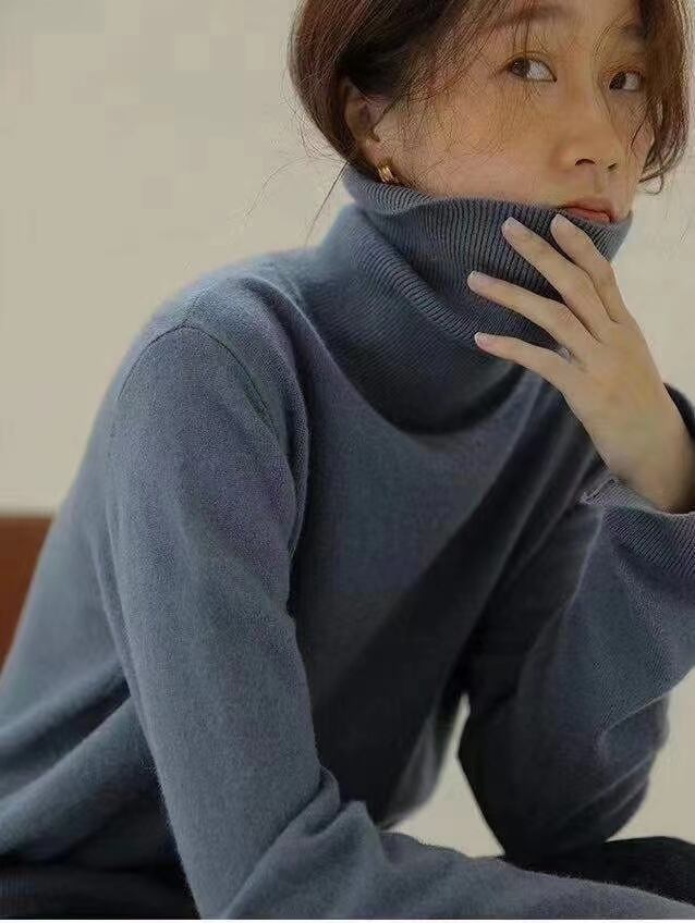 袖口スリット入り　ハイゲージニット　AJ2205−D04