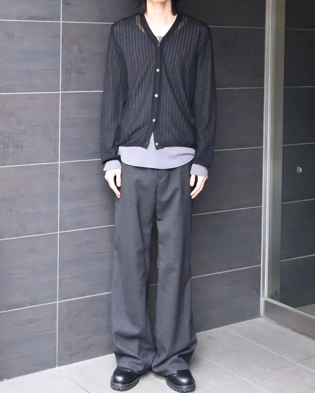 sheer Vneck cardigan