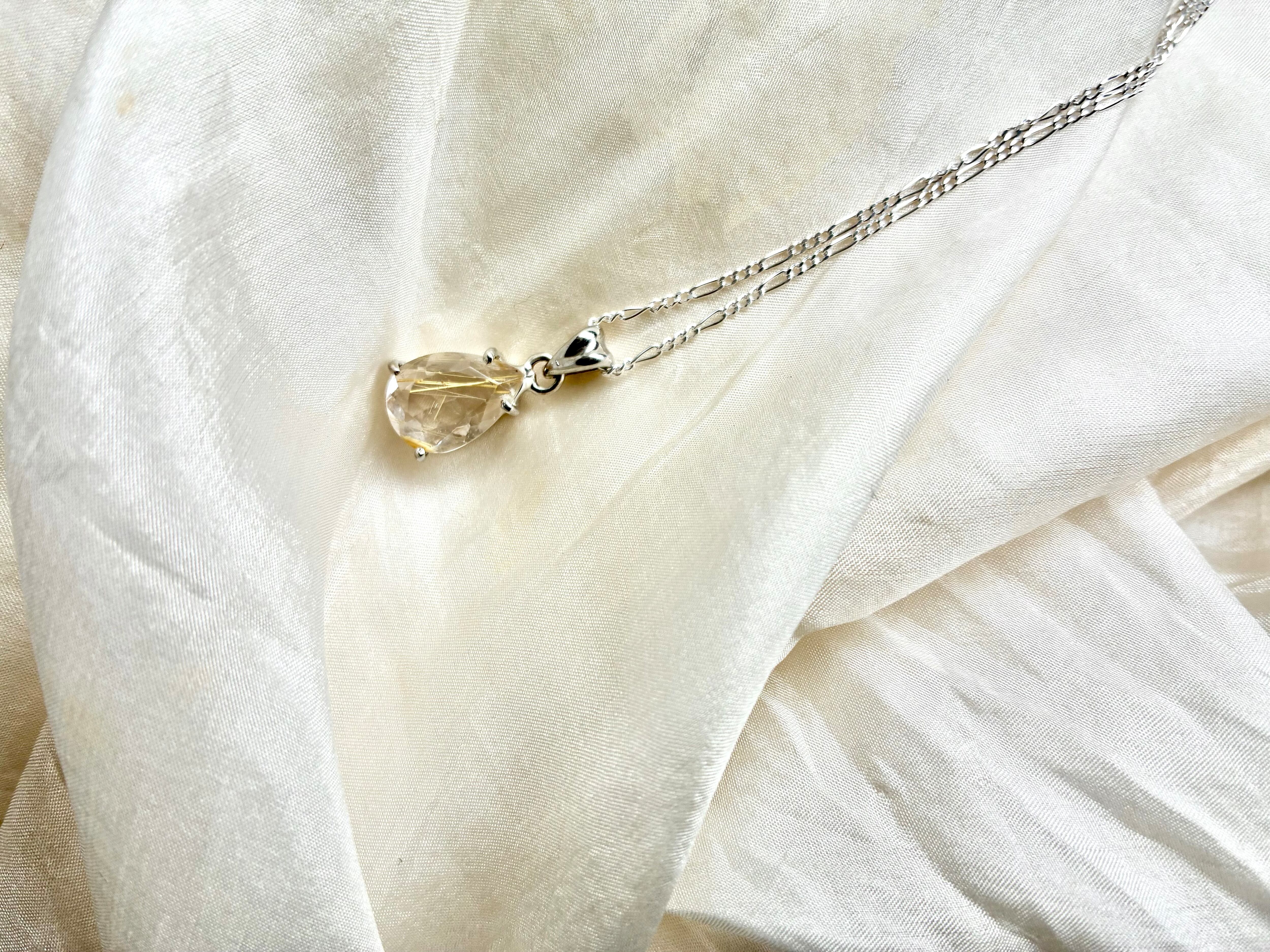 Rutile quarts〜幸運〜 necklace