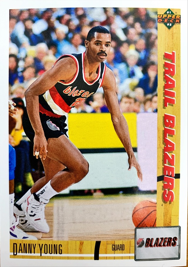 NBAカード 91-92UPPERDECK Danny Young #41 TRAILBLAZERS
