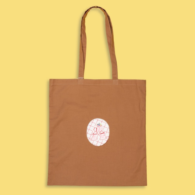 < ロバのアンテナ > NEKOトート「ねこトライアングル(りんご)」 < ロバのアンテナ > NEKOトート「ねこトライアングル(りんご)」