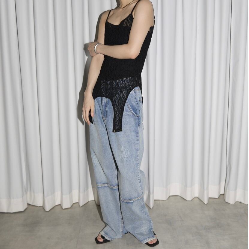 韓国レースキャミ