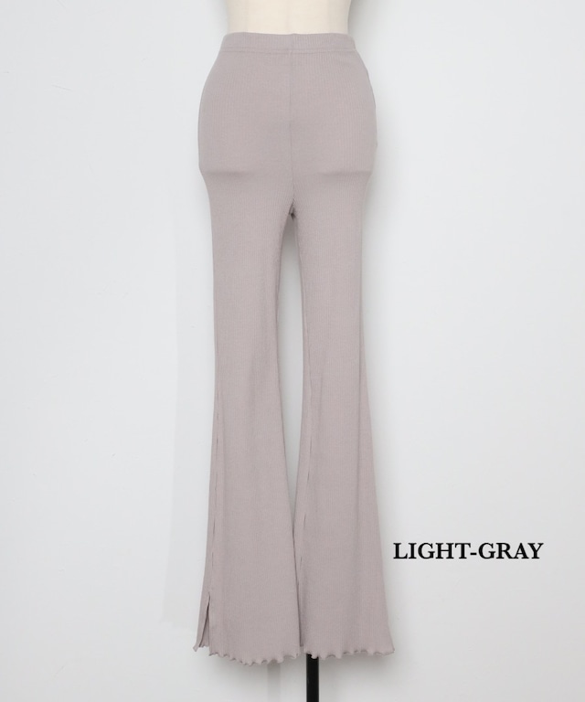 フレアリブレギンスパンツ