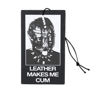 【PLEASURES/プレジャーズ】LEATHERFACE AIR FRESHENER エアーフレッシュナー / BLACK