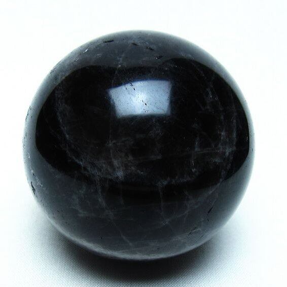 モリオン 黒水晶 丸玉 61mm 一点物 151-9511