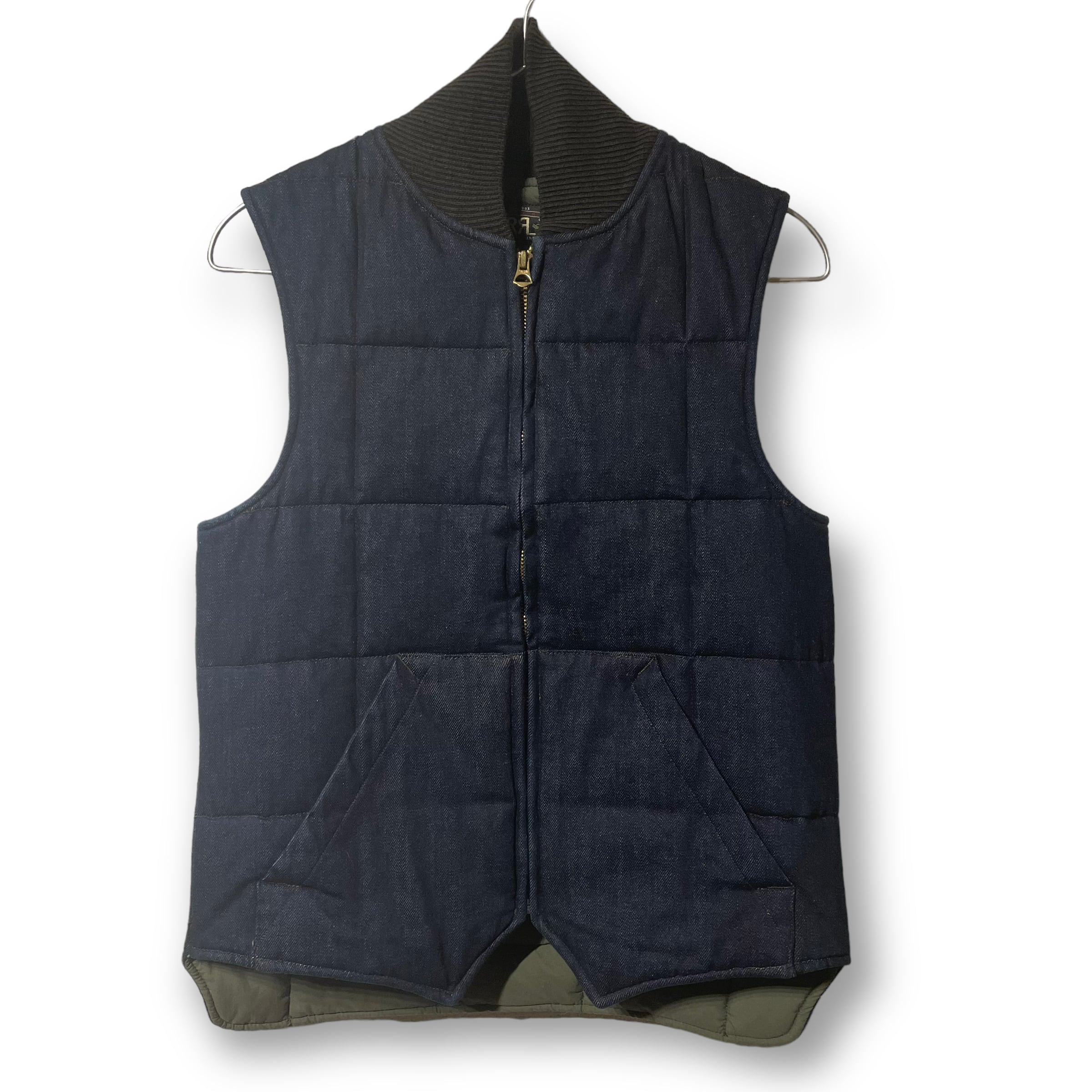 極美品】RRL デニムキルティングベスト 果てしなく