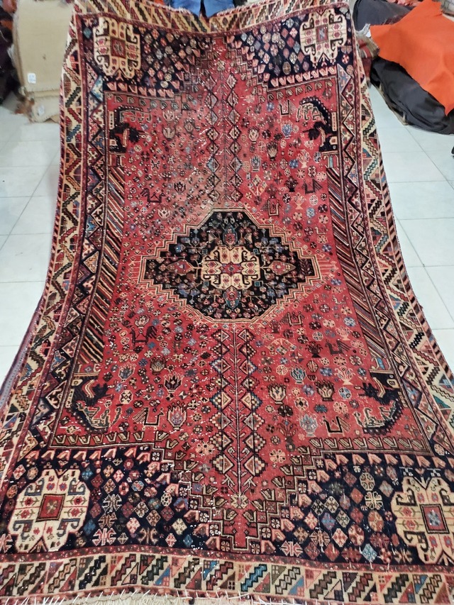 絨毯クエスト48【No.68】 ※現在、こちらの商品はイランに置いてあります。ご希望の方は先ずは在庫のご確認をお願いします。