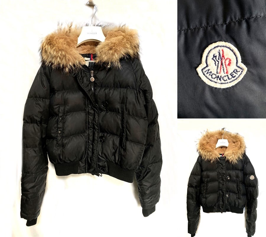 MONCLER モンクレール 定価16万 ブルガリ 毛皮 ファー ダウンジャケット 2