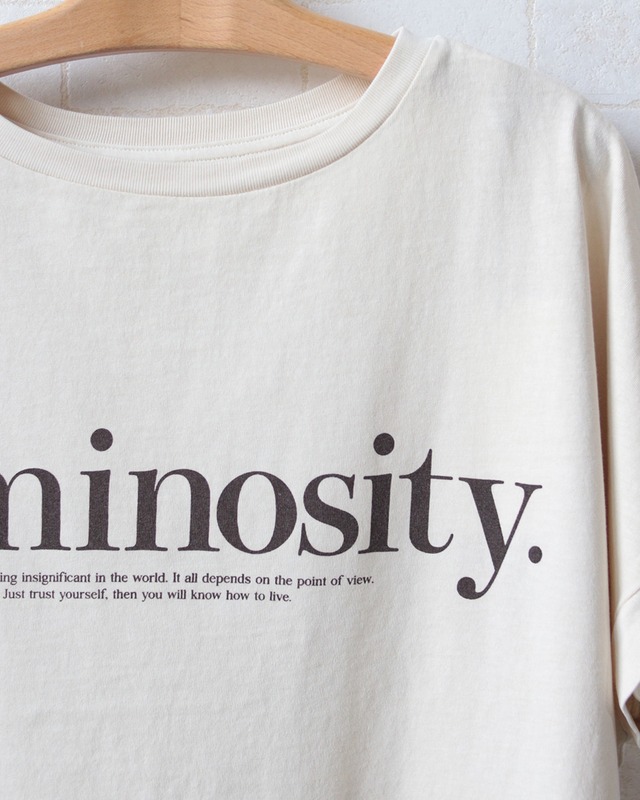 【hunch】ピグメント製品染め ロゴTシャツ　(260735)