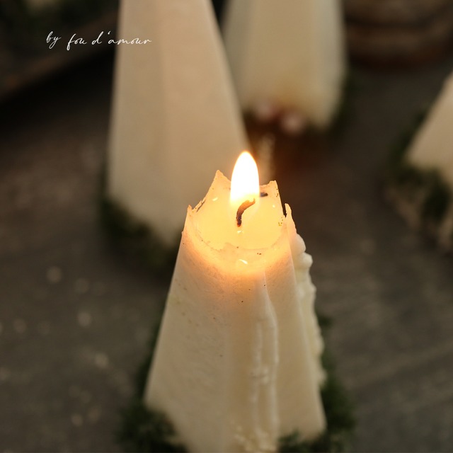 Frost Tree｜パームワックスのインテリアキャンドル