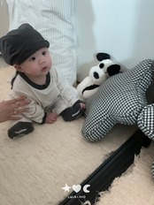 韓国子供服 / LALALAND / 26Autumn / ベベ ミックススター ロンパース / 秋服 / ベビー *6M~18M*