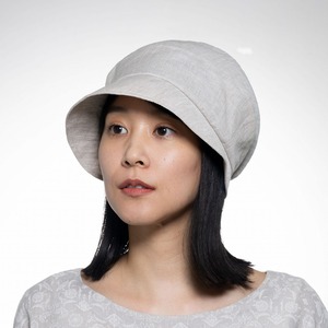 【2026年春夏】リネンシャンブレーコード クロッシェ｜ベージュ／ブラック／ブラウン　　Linen Chambray Cord Crochet Hat