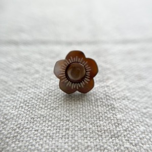 パールブラウンフラワー 12.5㎜