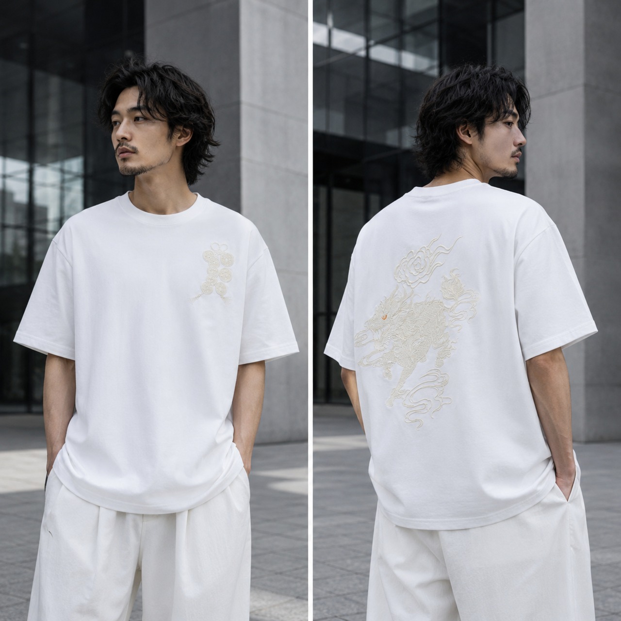 Dragon Embroidery T-Shirt TB2379・画像15