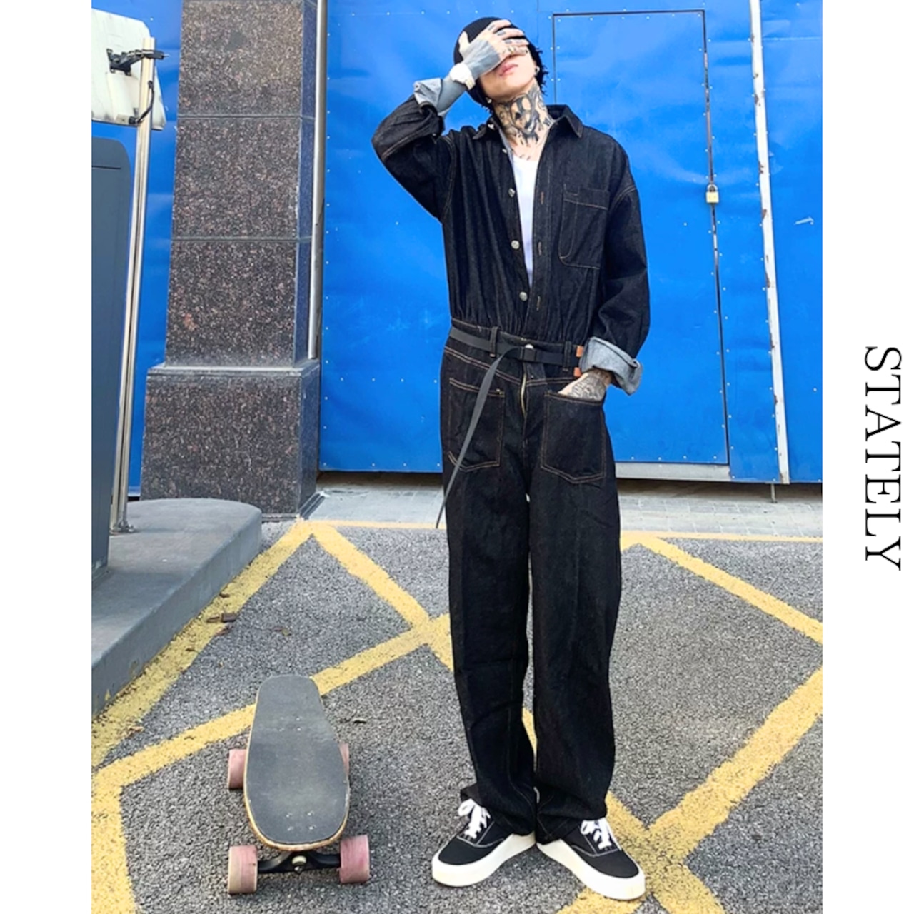 Urban Denim ジャンプスーツ/2color_ST03・画像3