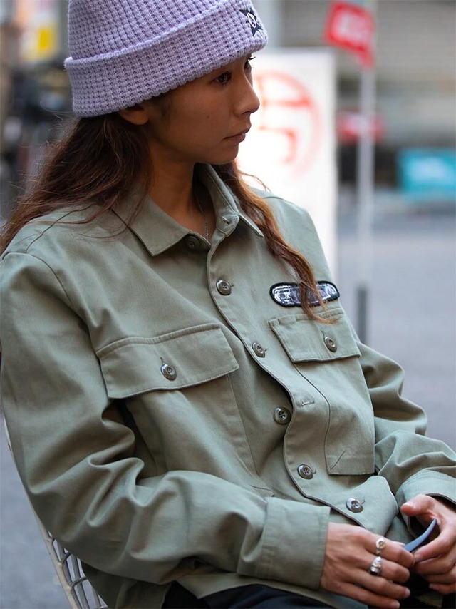 ワークシャツ ジャケット VOLCOM ボルコム TOKYO TRUE PINNED 