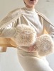 Vintage Eco Fur Muff