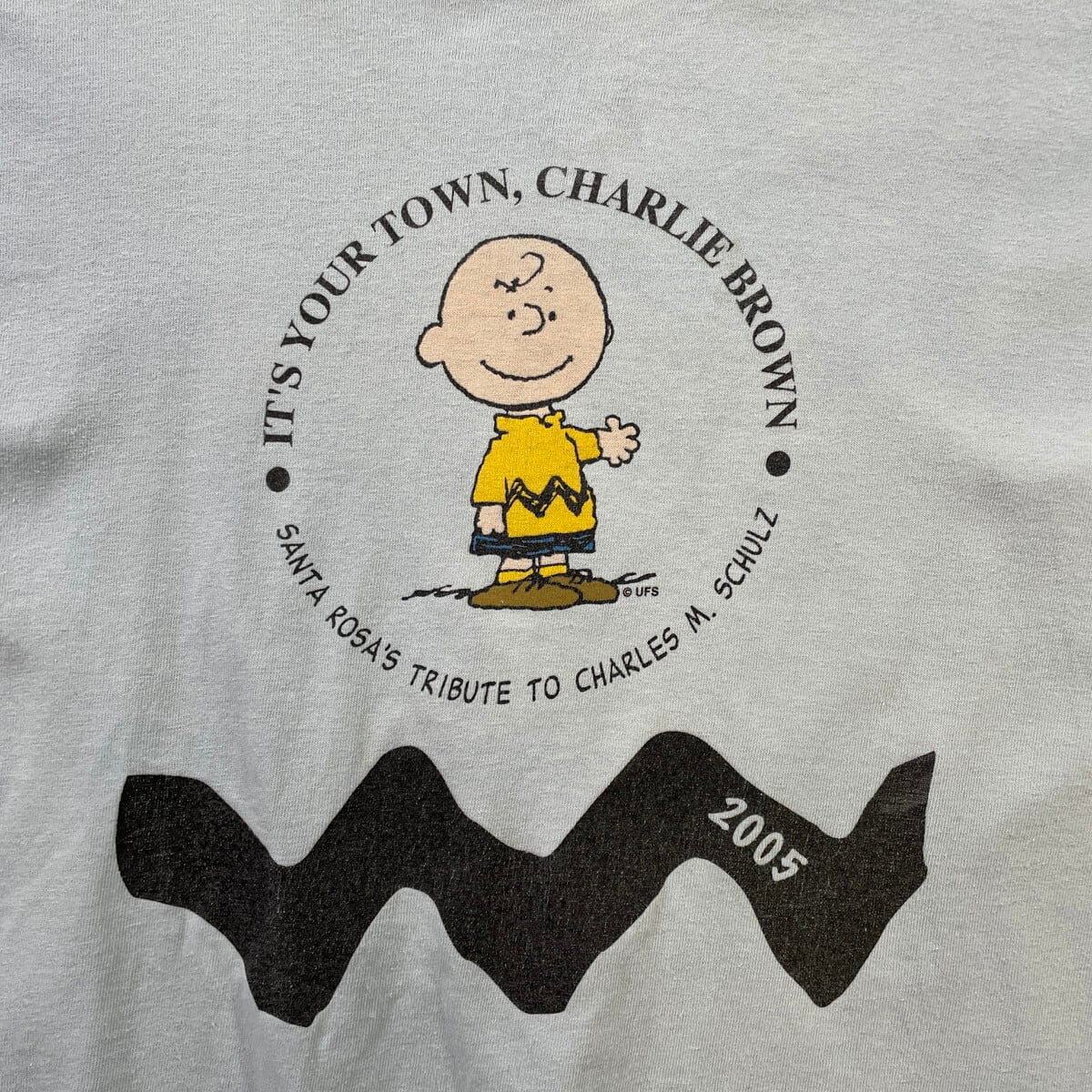 00年代 CHARLIE BROWN チャーリーブラウン プリントTシャツ レディース