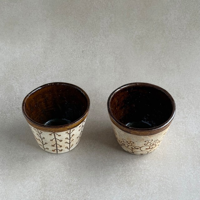 大平 真己　色絵カップ 1