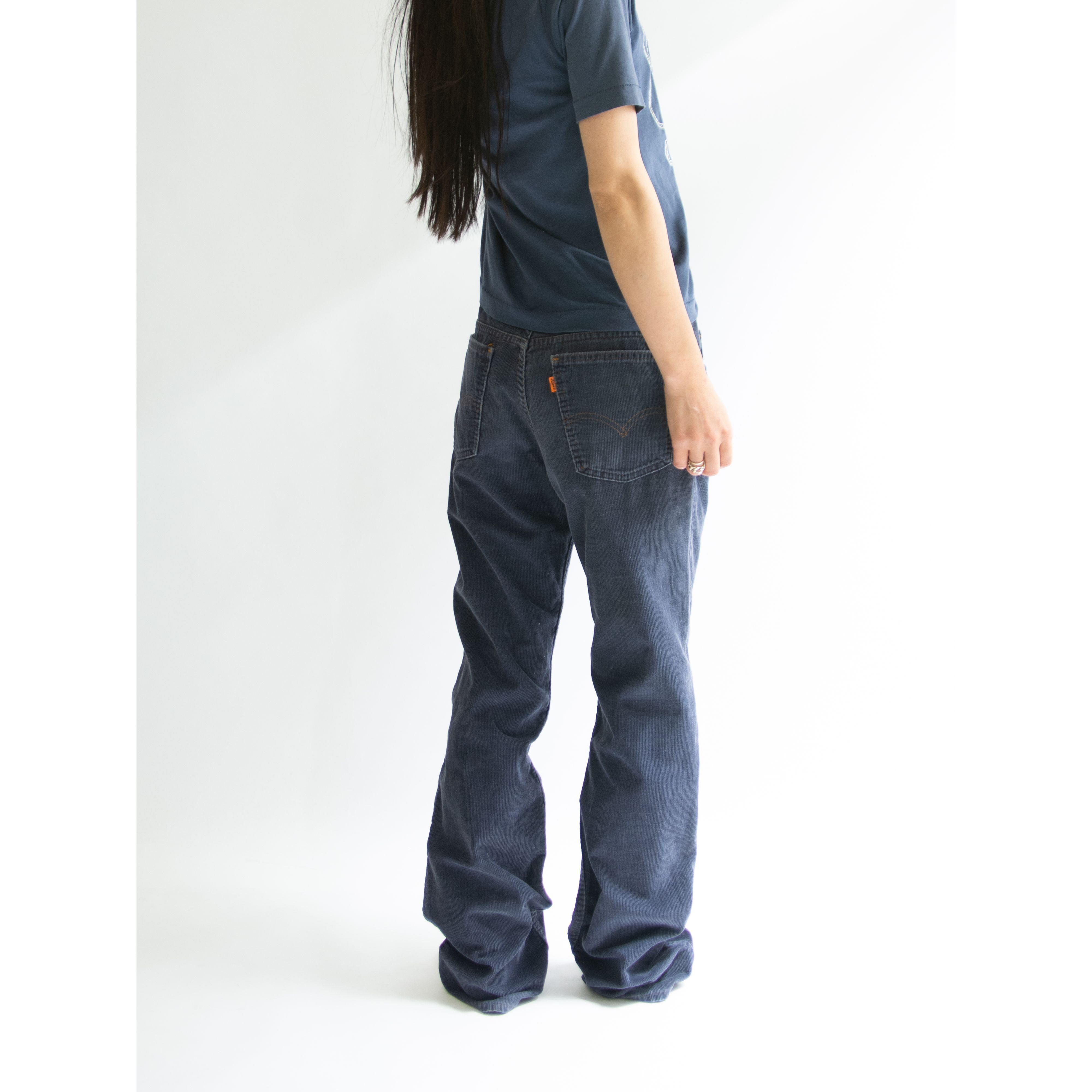 【LEVI'S 716】Made in U.S.A. 70's Semi Flare Corduroy Pants "STUDENT FIT" W30 L34（リーバイス アメリカ製 セミフレアコーデュロイパンツ）
