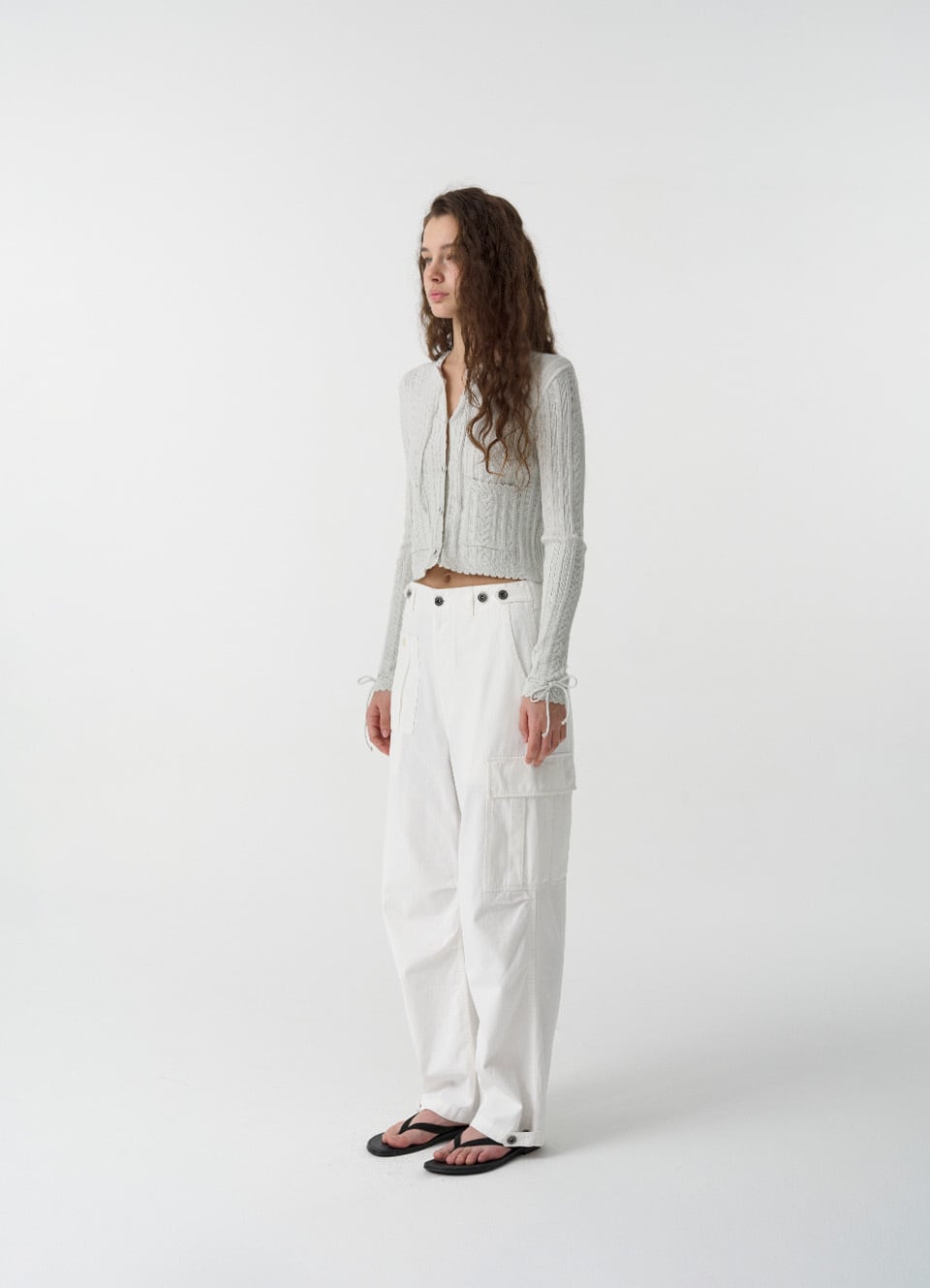 The Barnnet] Mint Nellia Ribbon Cardigan 正規品 韓国ブランド 韓国