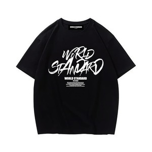 WORLD STANDARD/クルーネックプリントTシャツ/WSHT-056