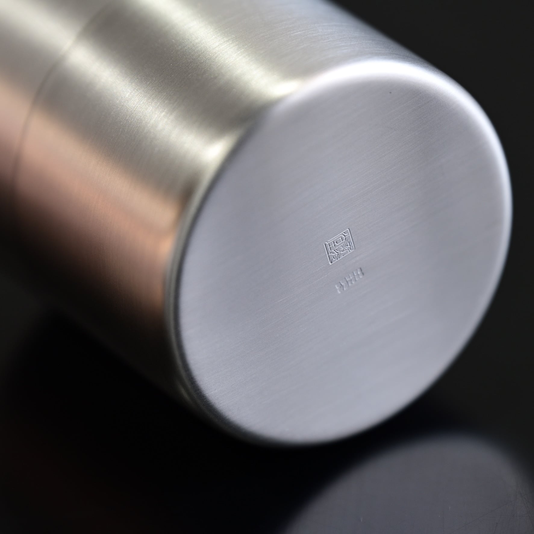 東屋 茶筒 中 銅(錫メッキ) / Azmaya Tea Canister (Medium), Copper
