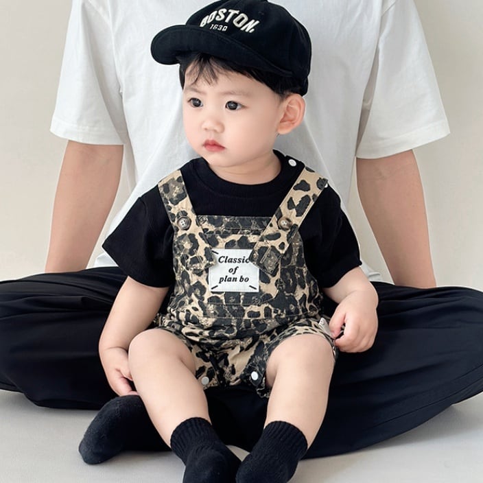 BABY】オシャレヒョウ柄サロペット | Betty