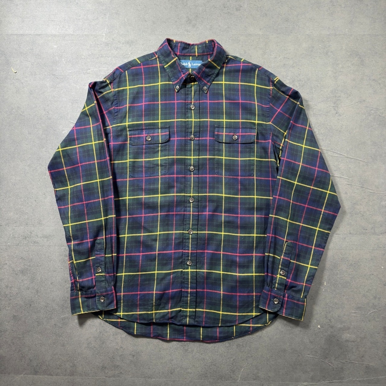 Ralph Lauren Plaid shirt XL 古着 - 12