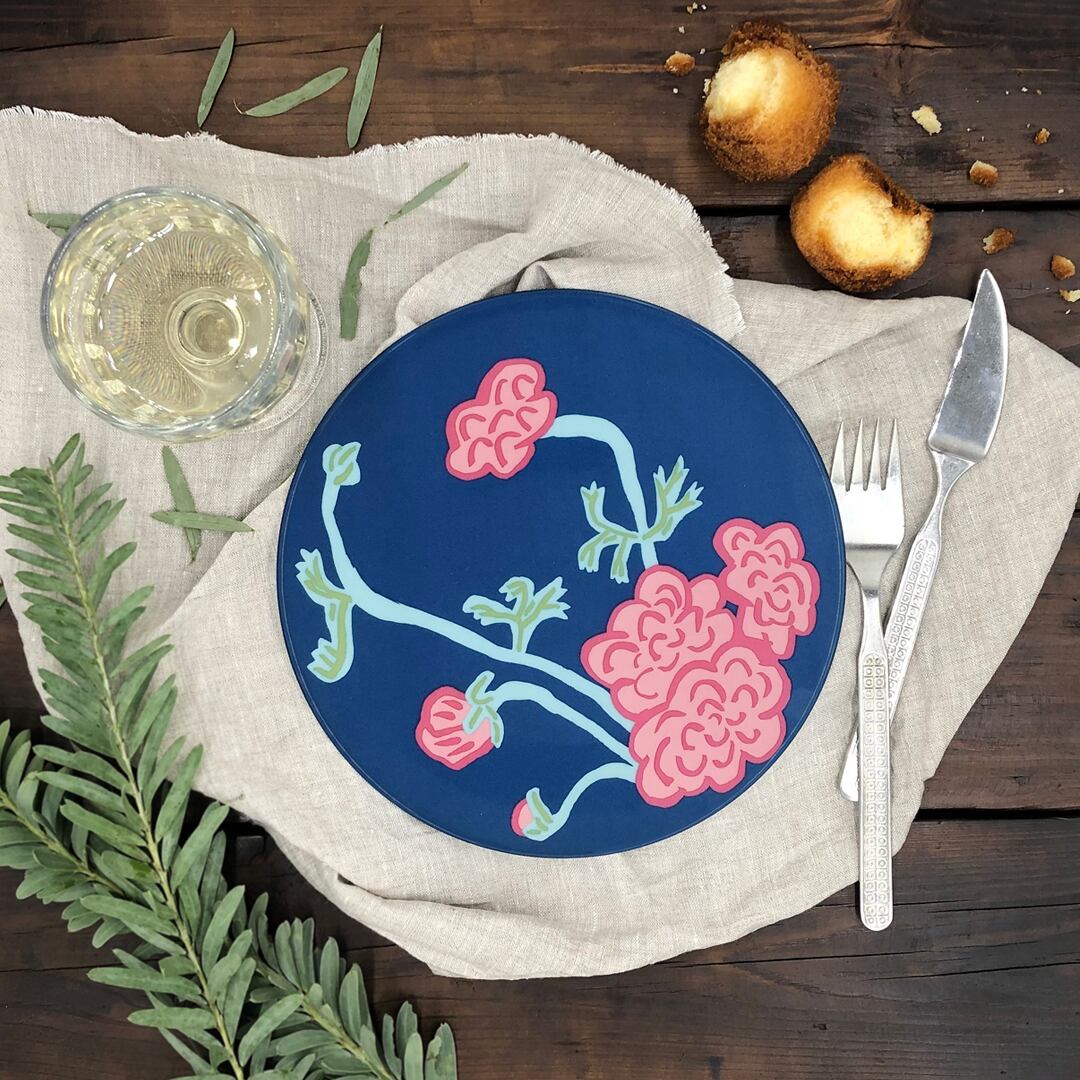 チューリップ・ピンク／プレート皿20.5cm | Gorsch Village