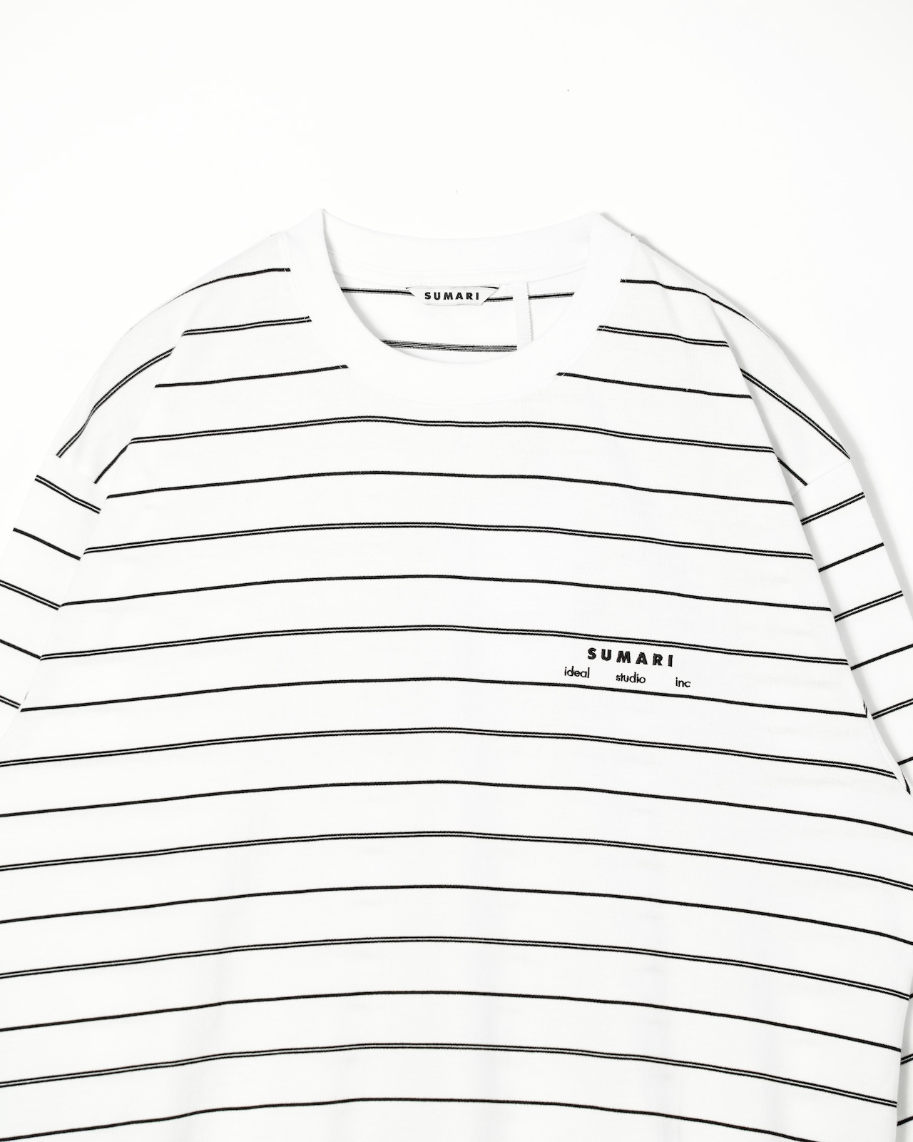 HEMCODE OG MULTI BORDER LONG-SLEEVE T (WHITE) - 2