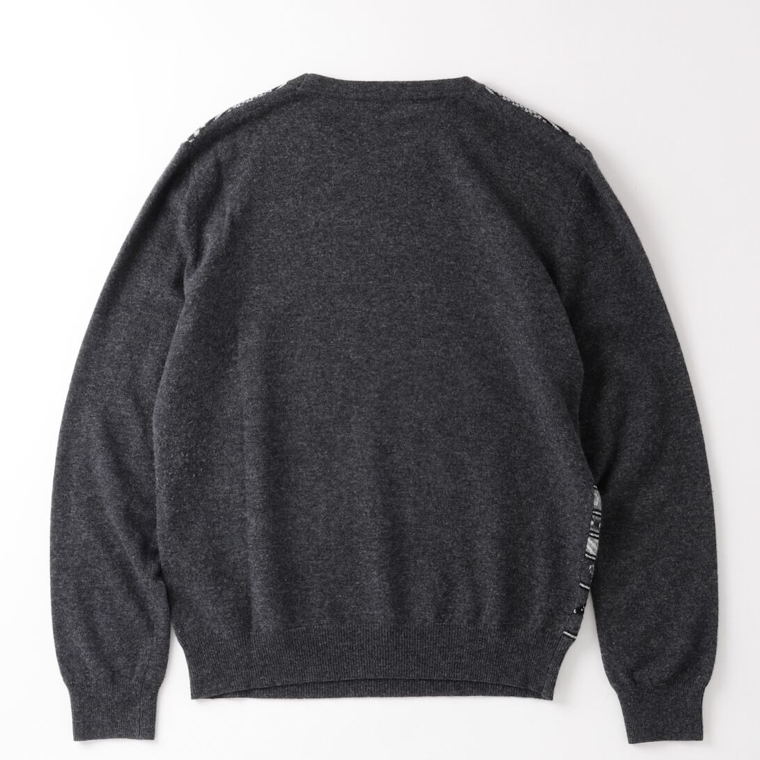 極美品】Hermes wool cashmere Knit sweater made in Italy size L 