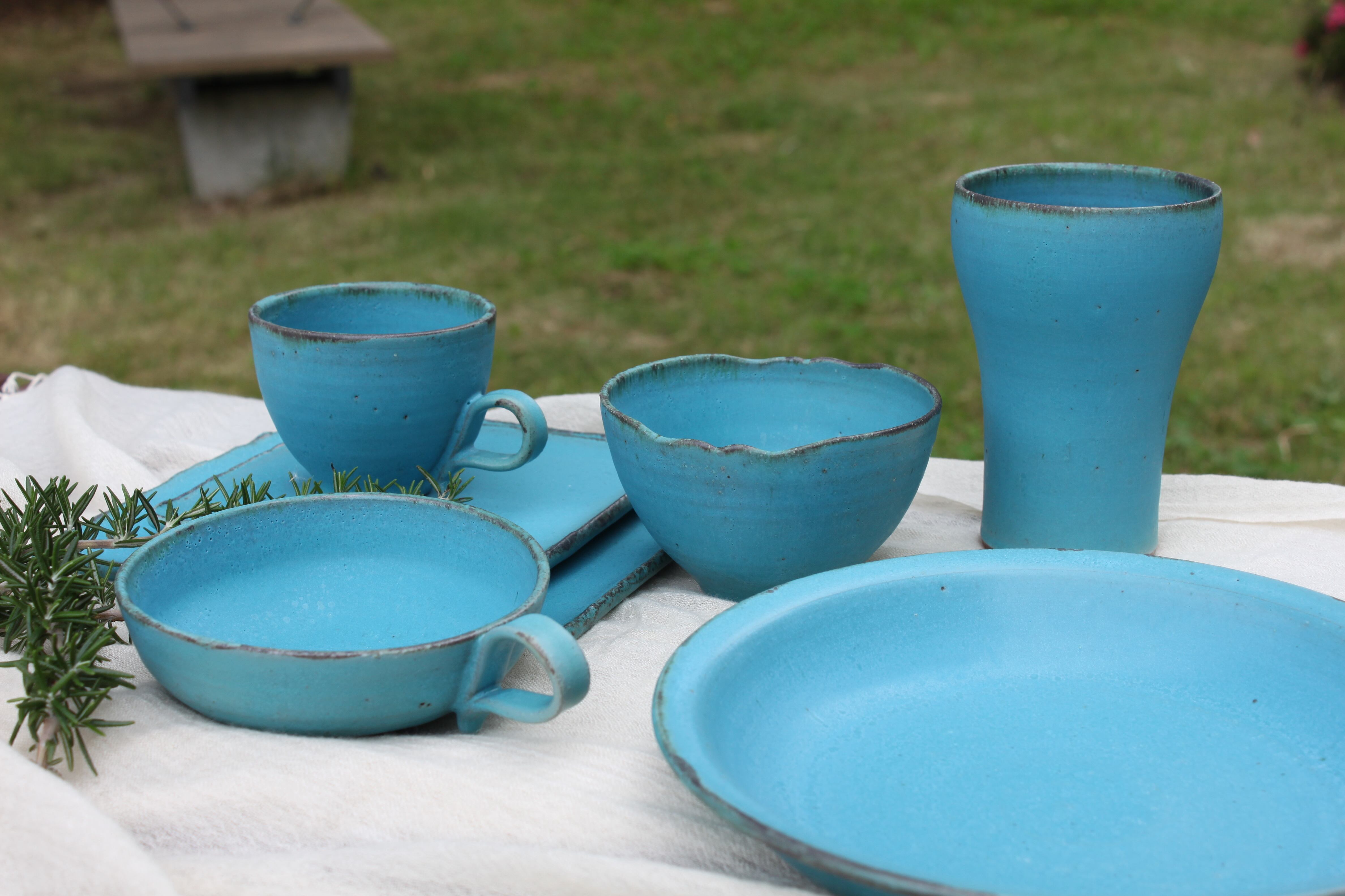 ピエルターコイズ パスタ・カレー皿 | こころ和む美しい器 Produced by