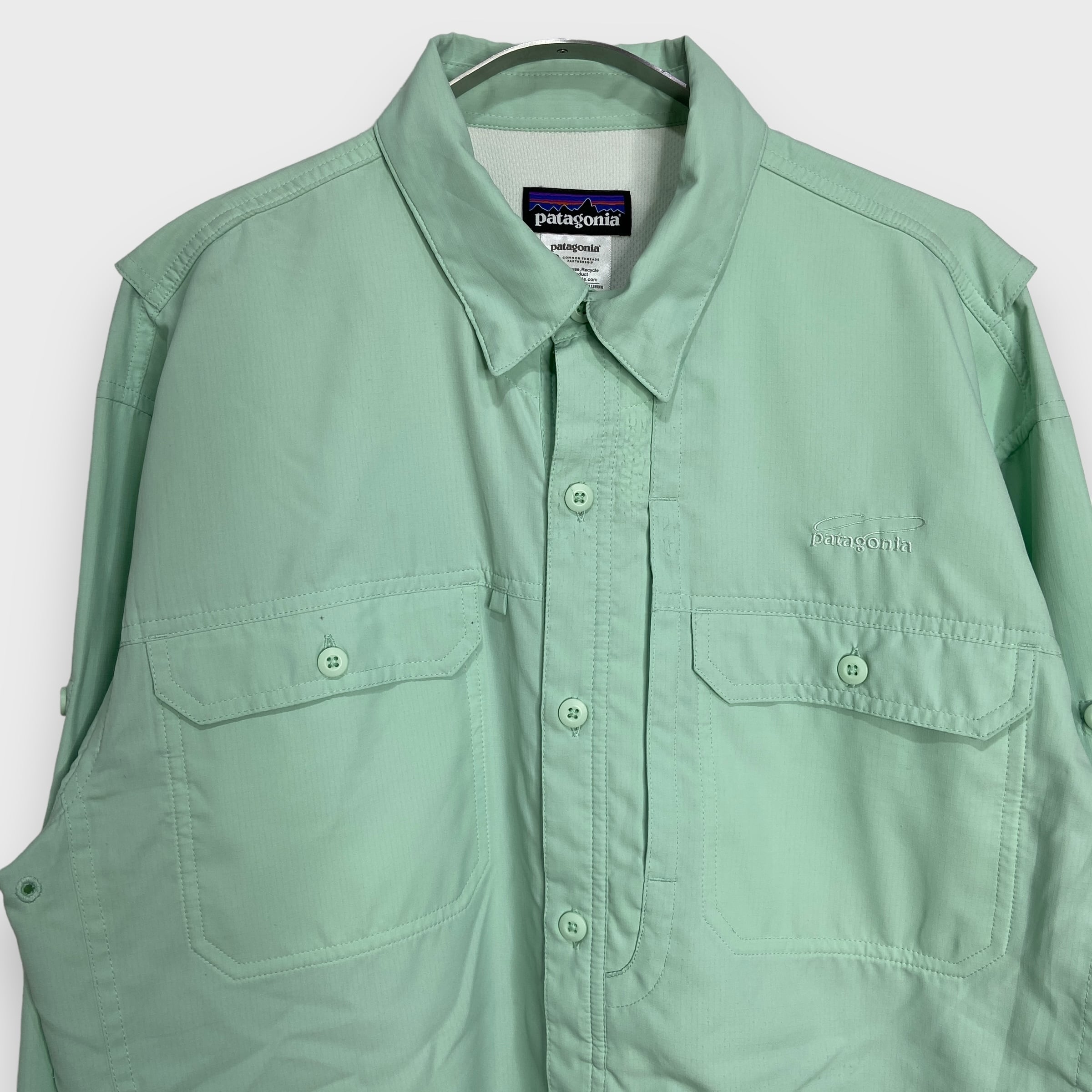patagonia 13年製 フィッシングシャツ ティファニーブルー M patagonia 13年製 フィッシングシャツ ティファニーブルー M