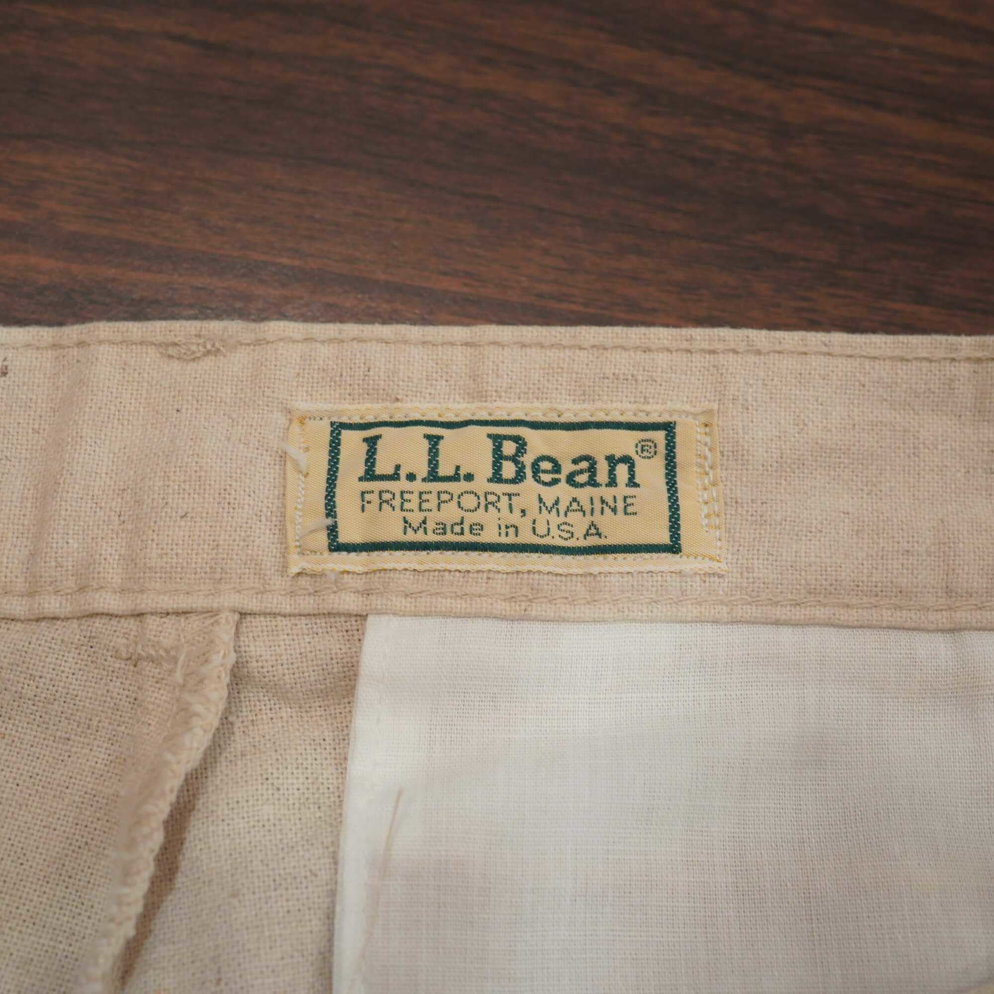 l.l.bean llbean エルエルビーン リネンパンツ usa製 80s90s