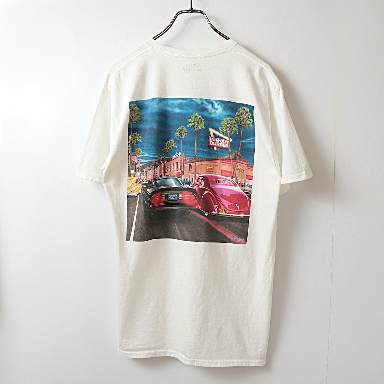 IN-N-OUT BURGER インアンドアウトバーガー "Sunset Strip" プリント Tシャツ 古着 used