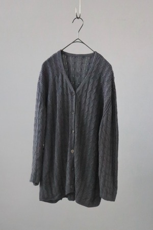 Euro viscose cotton knit cardigan