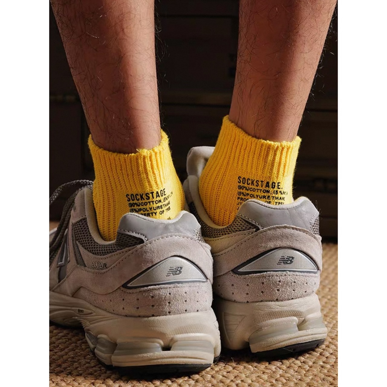 Backstage label print crew socks 1483 - 12